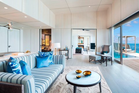 St. Regis Overwater Suite - Living Area