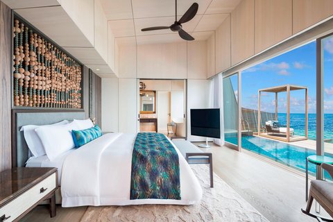 St. Regis Overwater Suite - Bedroom