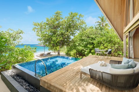 Beach Villa With Pool - View