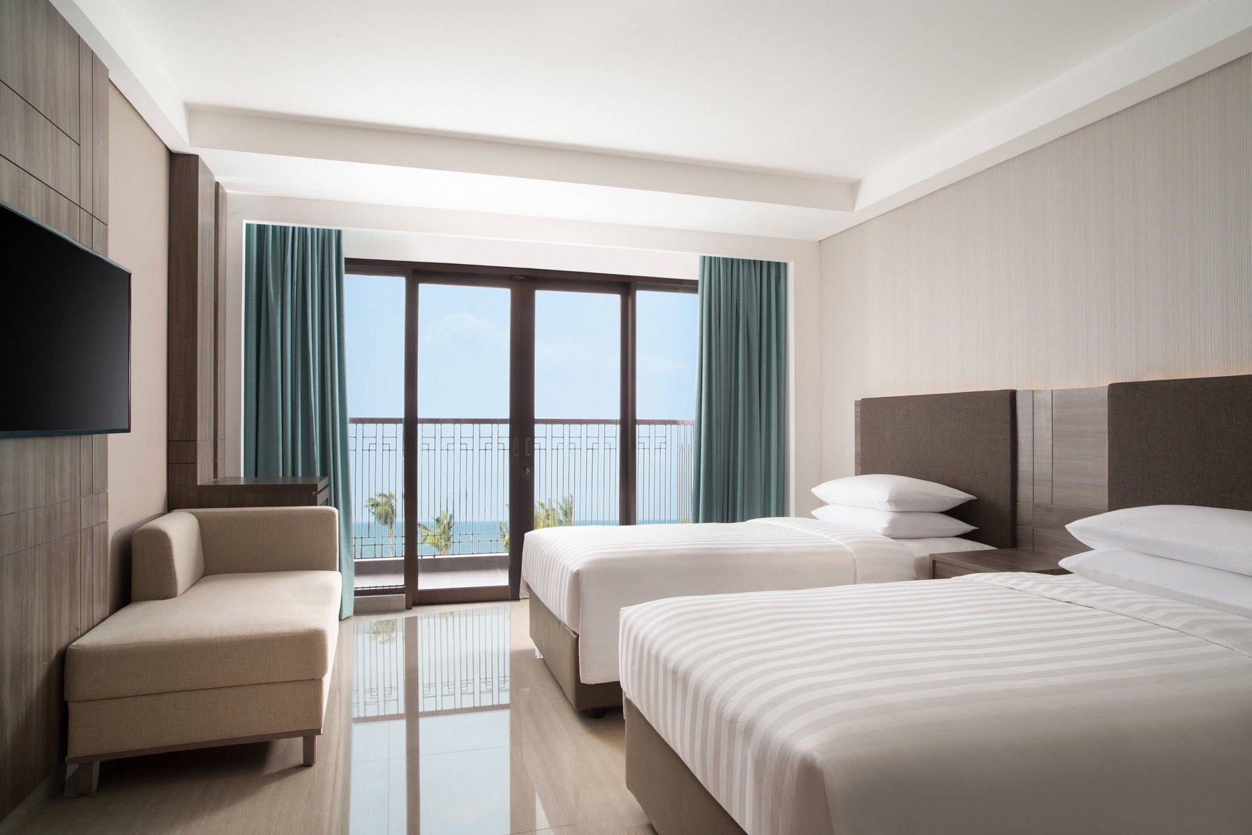Fairfield by Marriott Belitung Room Type - Guest room, 2 Twin, Ocean view, Balcony