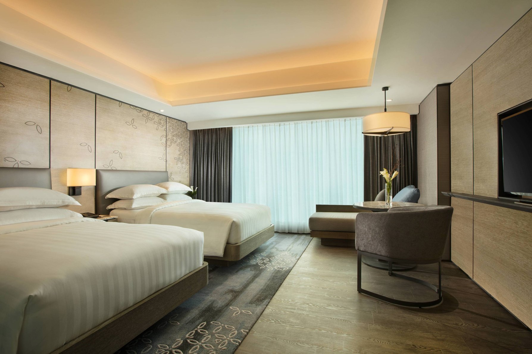 Yogyakarta Marriott Hotel Room Type - Guest room, 2 Double, Pool view Yogyakarta Marriott Hotel Room Type - Guest room, 2 Double, Pool view
