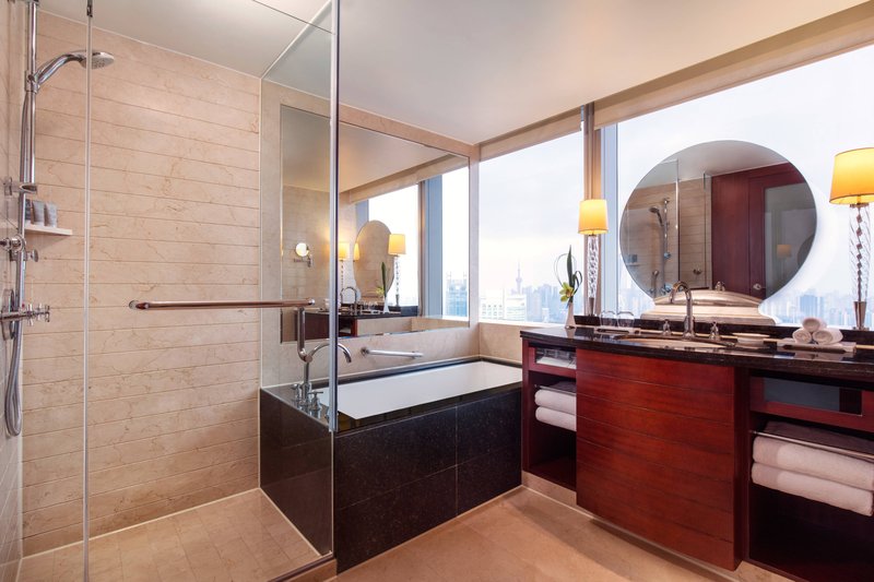 Corner Guest Bathroom