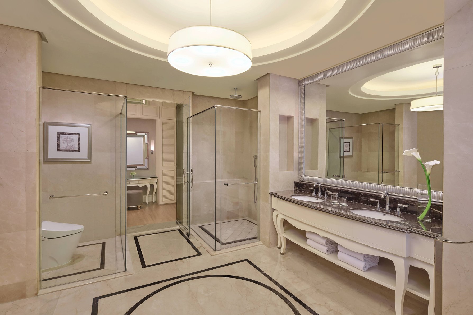 The Ritz-Carlton Jakarta, Pacific Place Room Type - Presidential Suite, Club lounge access, Presidential Suite, 1 King, City view, Whirlpool