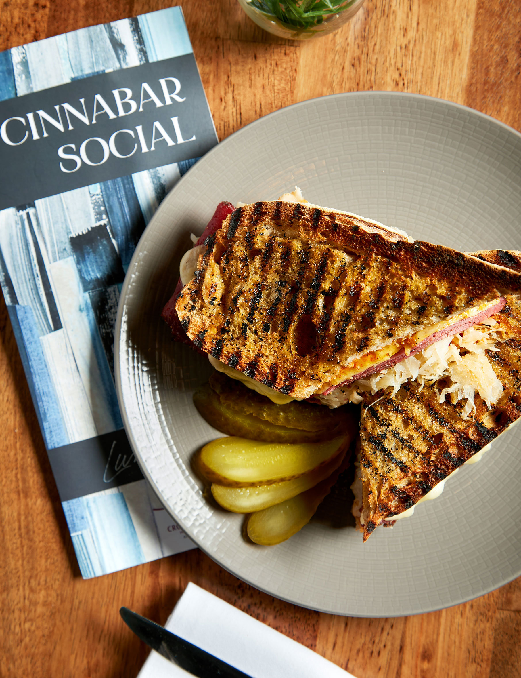 Cinnabar Social bar menu item