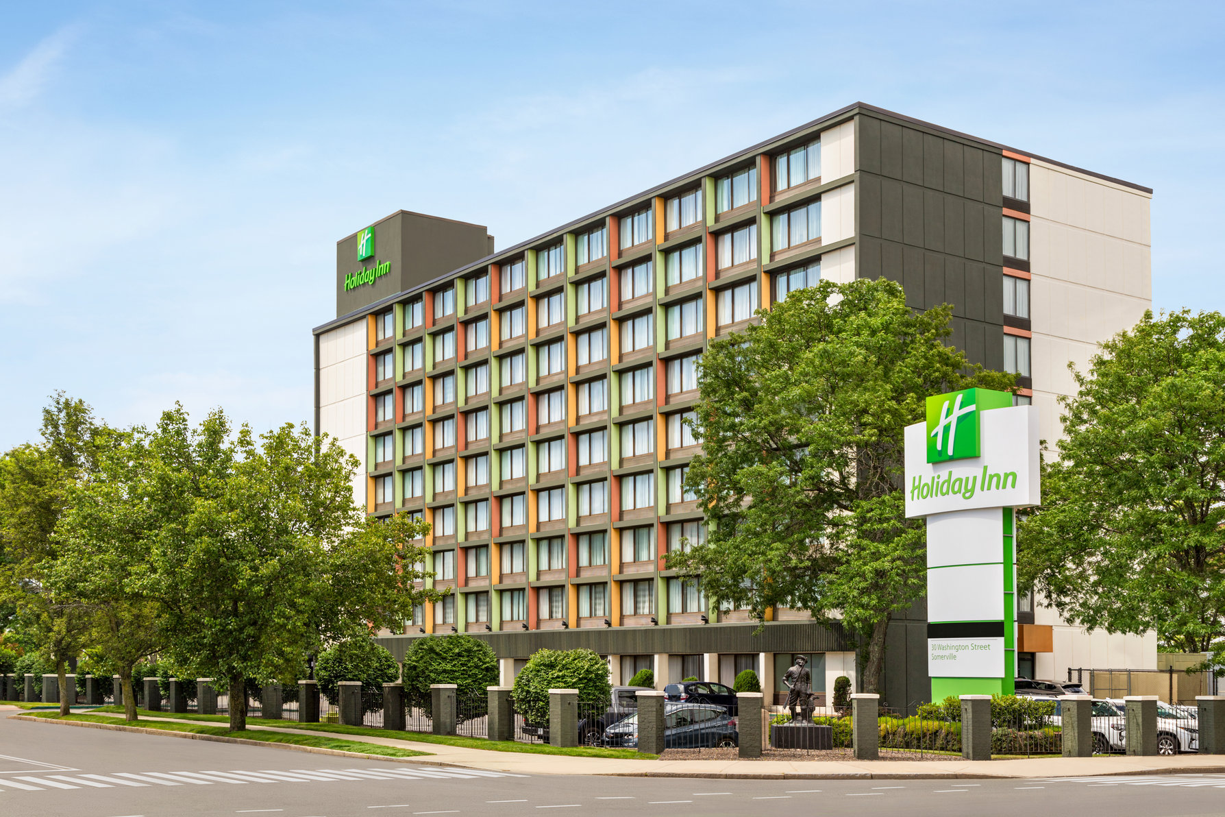 Welcome to the Holiday Inn hotel near downtown Boston.