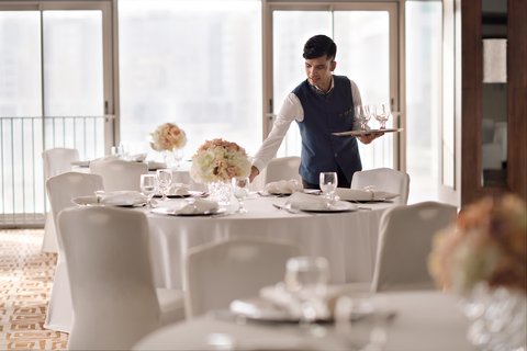 Impeccable service at our banquets