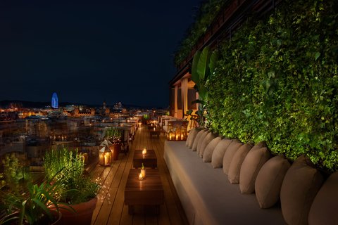 The Roof Bar Area Night