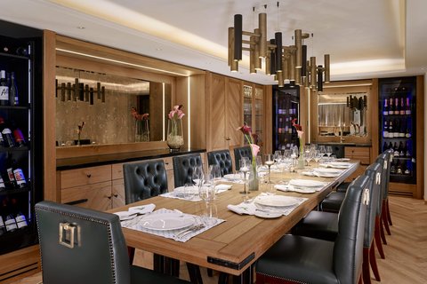Wine Cabinet - Dinner Set Up