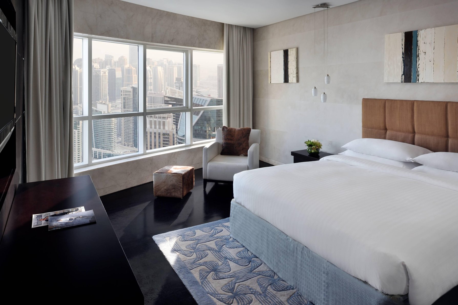 Dubai Marriott Harbour Hotel & Suites Room Type - Penthouse Suite, Bedroom 1: 1 King, Bedroom 2: 1 Queen, Bedroom 3: 2 Twin, Sea view, High floor Dubai Marriott Harbour Hotel & Suites Room Type - Penthouse Suite, Bedroom 1: 1 King, Bedroom 2: 1 Queen, Bedroom 3: 2 Twin, Sea view, High floor