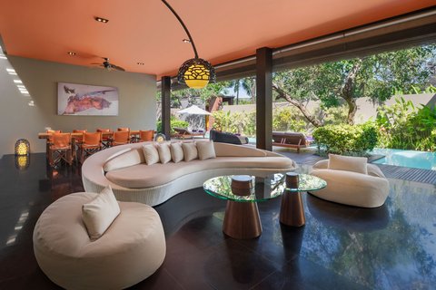 EWOW Three Bedroom Pool Villa- Living Room