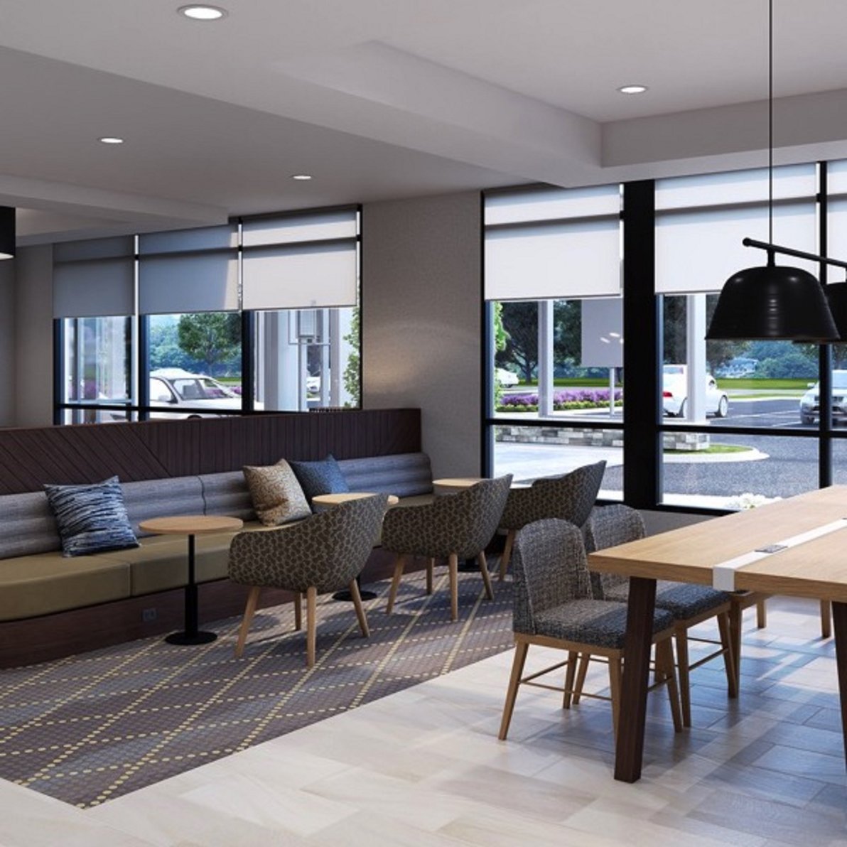 Check out the new open concept Lobby Bar, The 1750 Grille. 