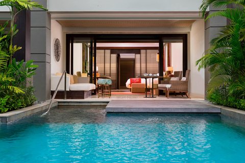Terrace of Sawangan Junior Suite with Pool Access