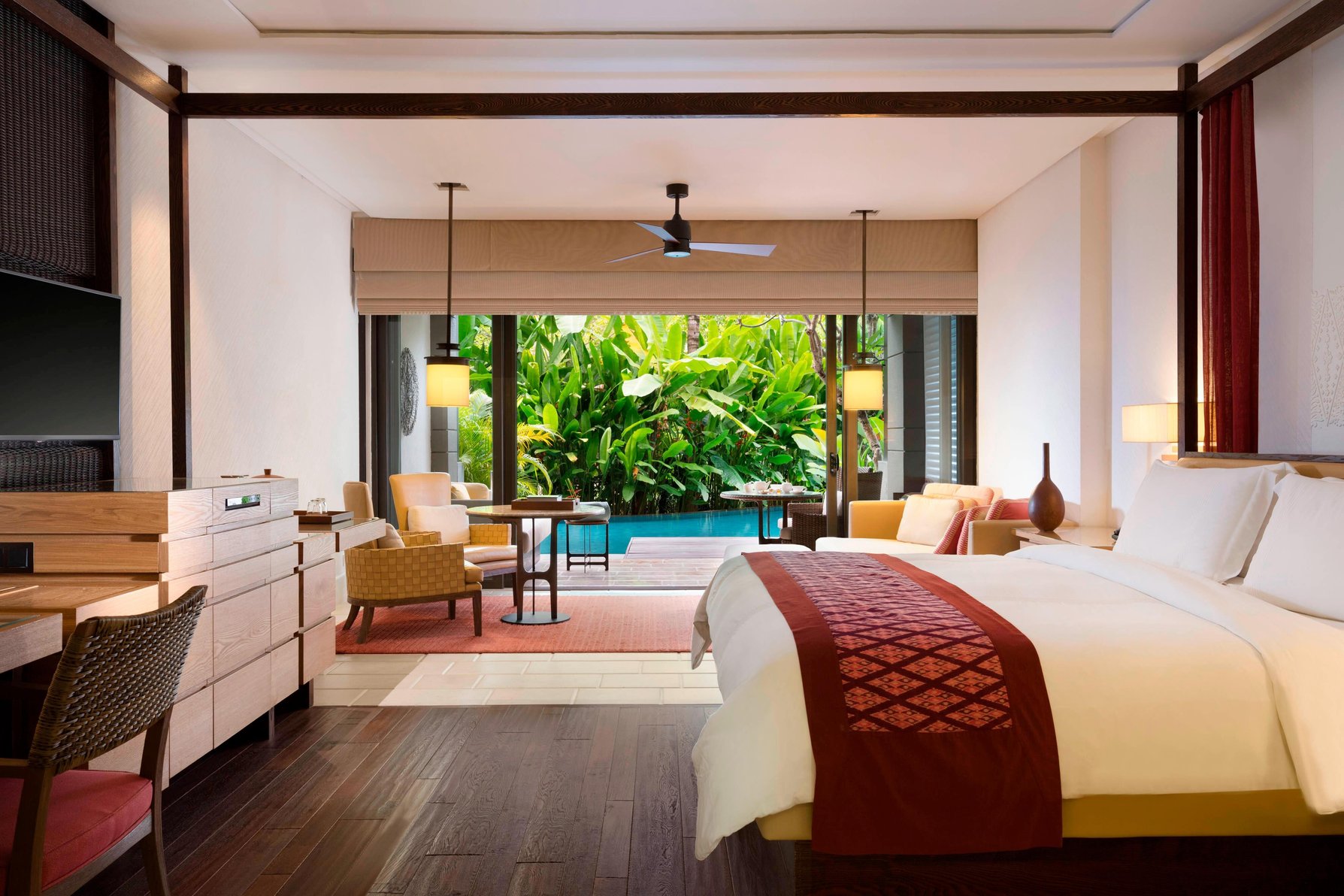 The Ritz-Carlton, Bali Room Type - The Sawangan, Junior Suite, 1 King or 2 Queen, Lagoon access The Ritz-Carlton, Bali Room Type - The Sawangan, Junior Suite, 1 King or 2 Queen, Lagoon access