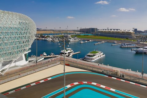 Racetrack view