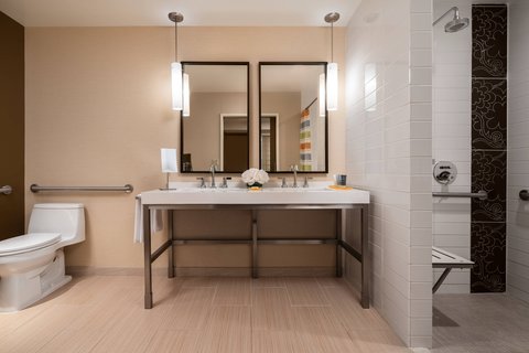 Junior Suite Accessible Bathroom - Roll-In Shower