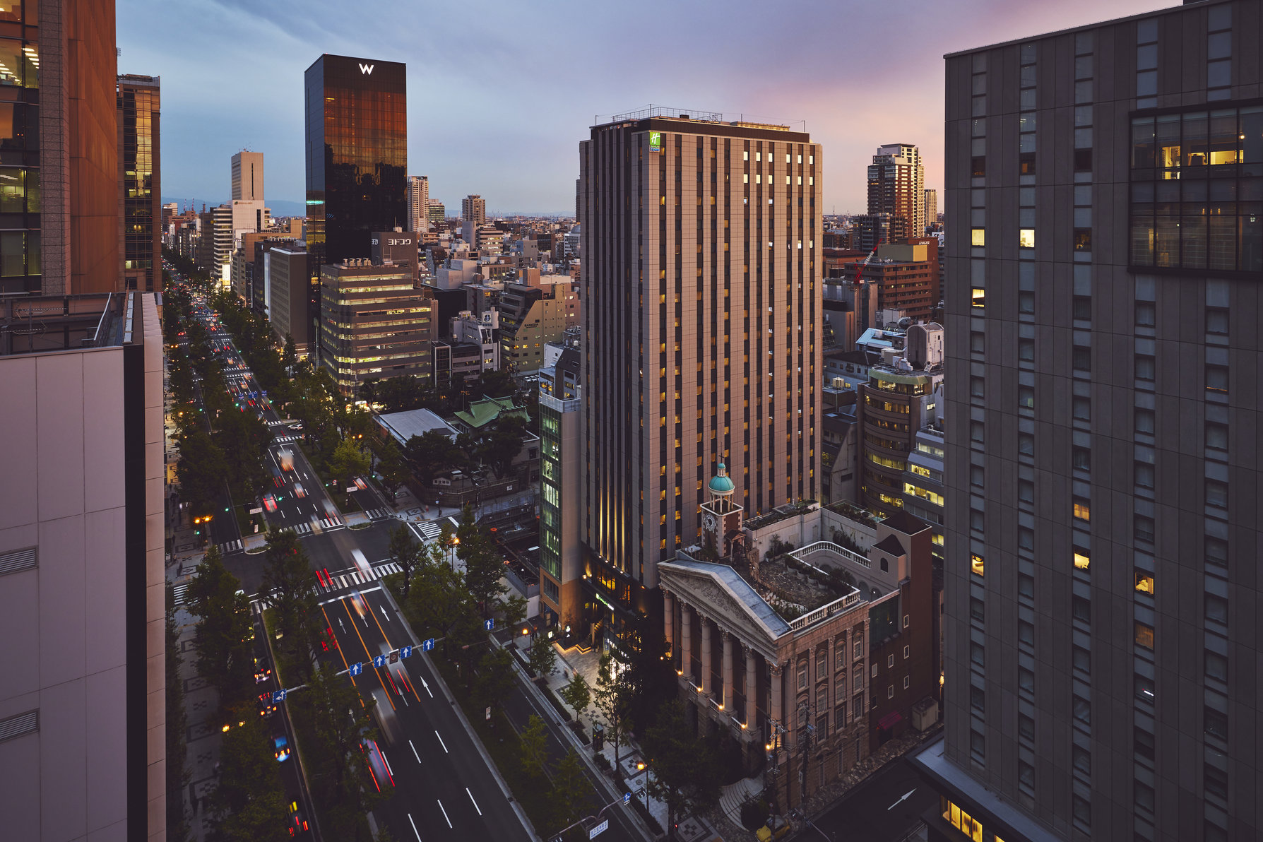 Hotel Exterior - In the bustling Midosuji district of Osaka