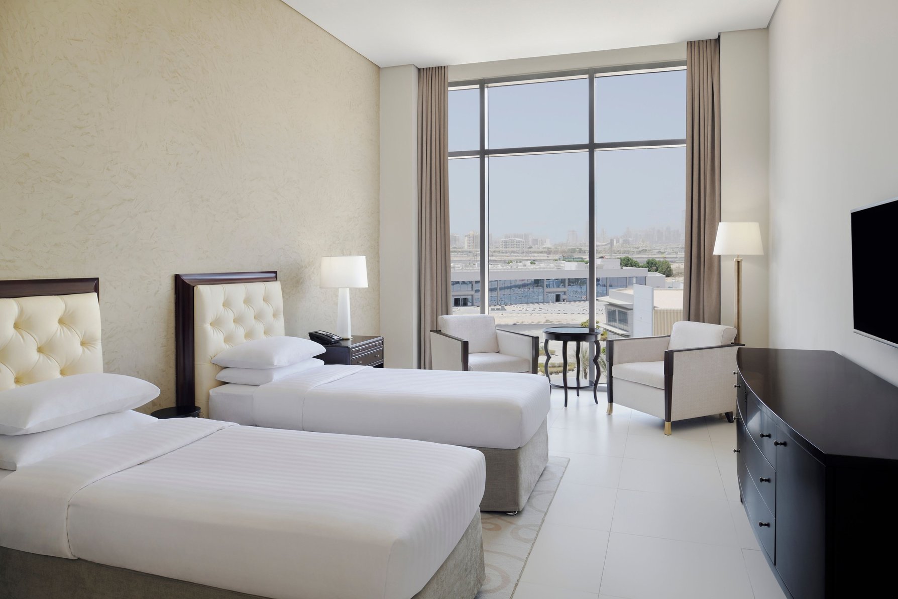 Delta Hotels, Dubai Investment Park Room Type - Executive Twin Room, Guest room, 2 Double, Pantry access