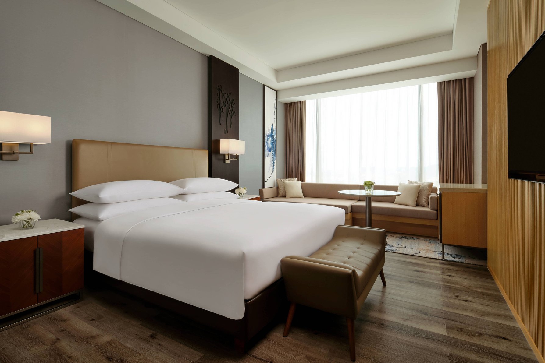 Batam Marriott Hotel Harbour Bay Room Type - M Club lounge access, Guest room, 1 King Batam Marriott Hotel Harbour Bay Room Type - M Club lounge access, Guest room, 1 King