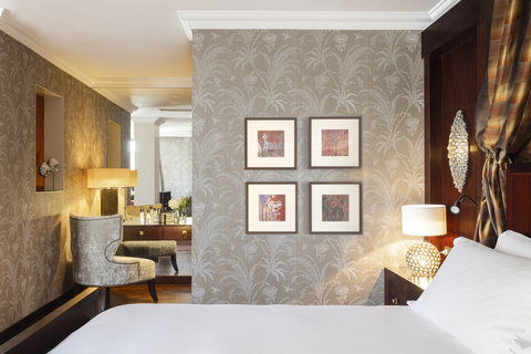 Dekorative Detail im Hauptschlafzimmer der Royal Suite