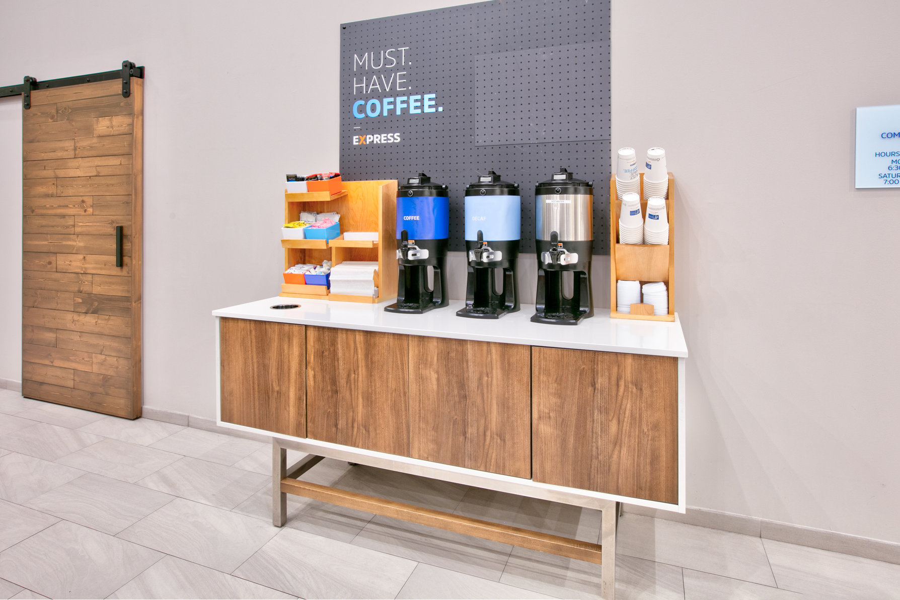 Wake up with a fresh cup of coffee