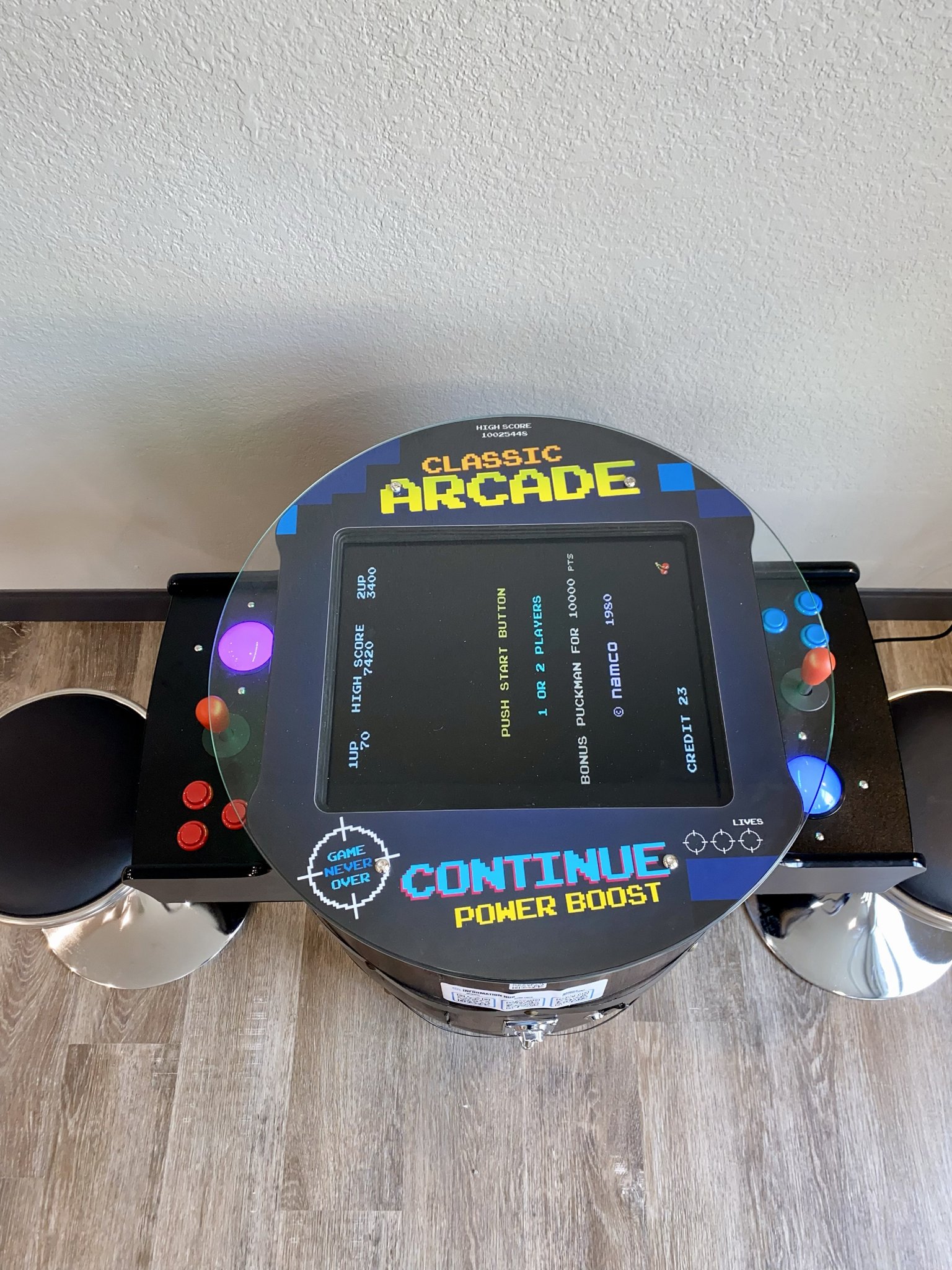 We even have some old school arcade games