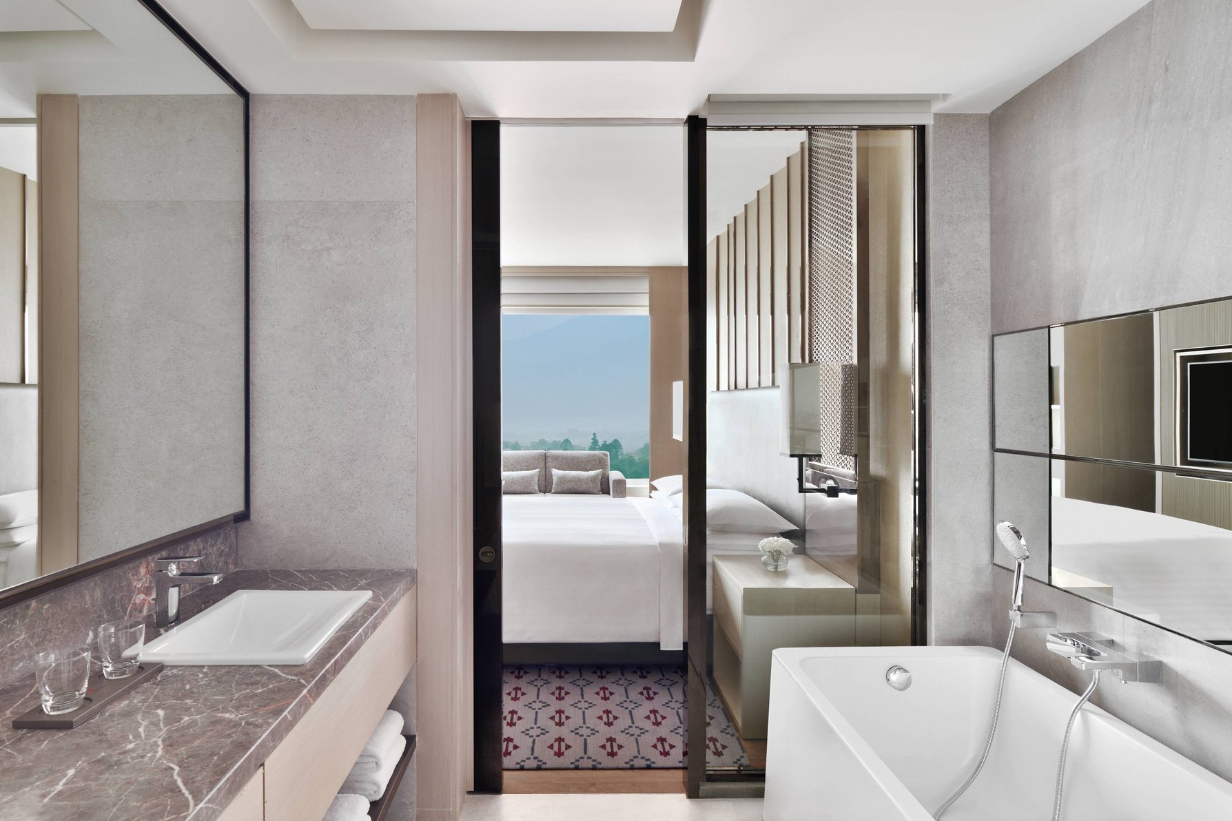 Kathmandu Marriott Hotel Room Type - Junior Suite, M Club lounge access, Junior Suite, 1 King, Mountain view
