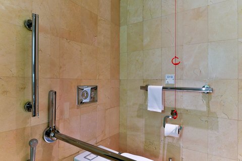 Baño con instalaciones para personas con necesidades especiales - Inodoro