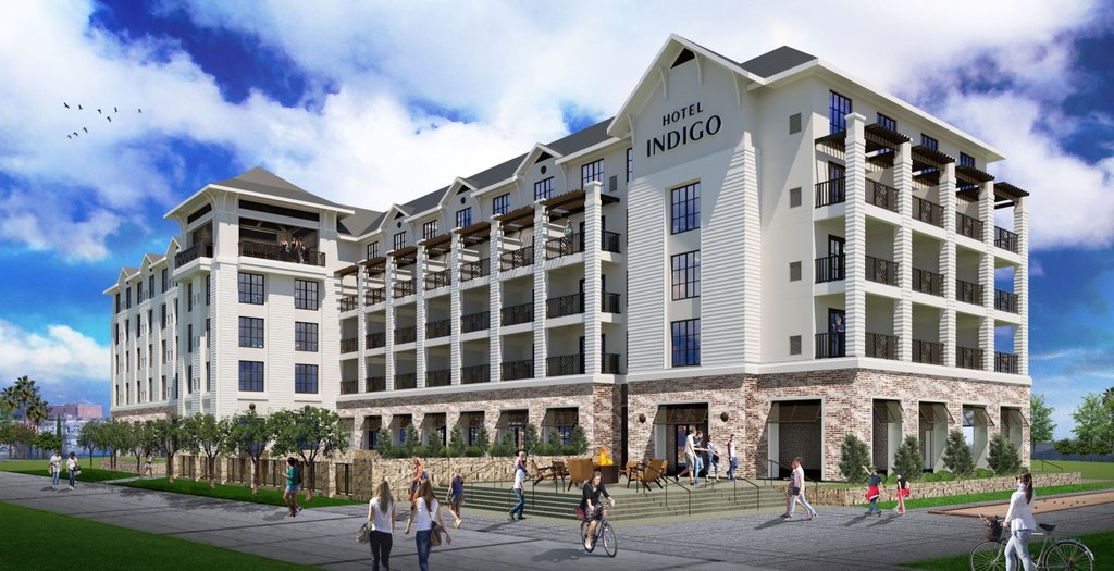 Conceptual drawing of the new Hotel Indigo Panama City Marina
