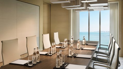 The boardroom with sea views and state-of-the-art technology