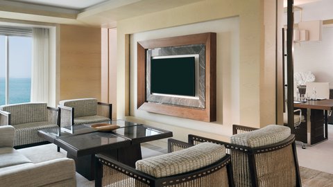 The Boardroom lounge is ideal for a quality break with sea views