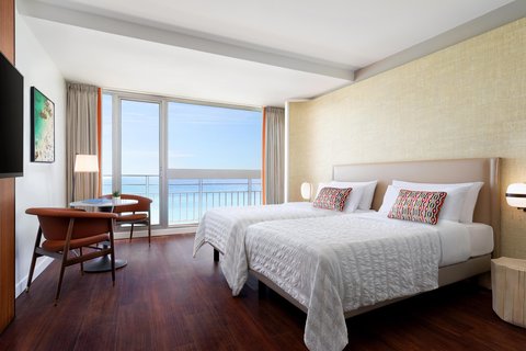 Habitación Deluxe con dos camas individuales - Vista al mar