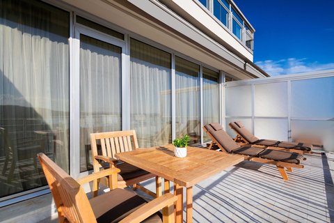 Terraza de las habitaciones Executive y Family