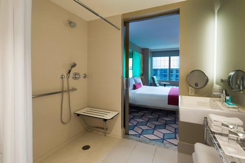Accessible Bathroom - Roll-In Shower