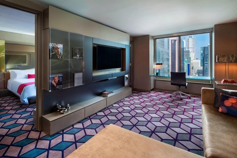 Suite Bedroom and Living Areas
