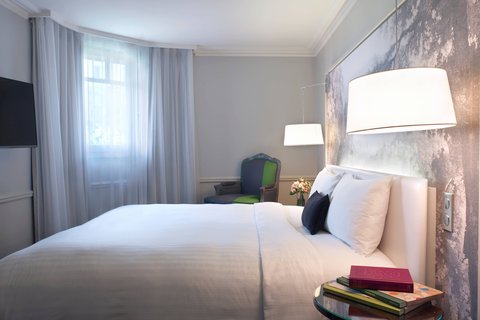 Habitación Deluxe con cama tamaño King y vista al jardín