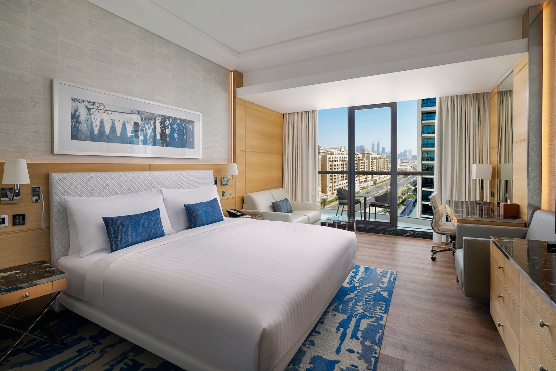 Marriott Resort Palm Jumeirah Room Type - Palm Sea View Family Room, Connecting Family room, Sea view, Balcony