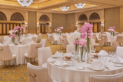 Emirates Palace Mandarin Oriental Abu Dhabi Ballroom Setup