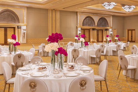 Emirates Palace Mandarin Oriental Abu Dhabi Ballroom Setup