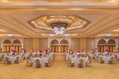 Emirates Palace Mandarin Oriental Abu Dhabi Ballroom Setup