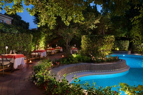 Jardín del Harry's Bar - Zona romántica del restaurante