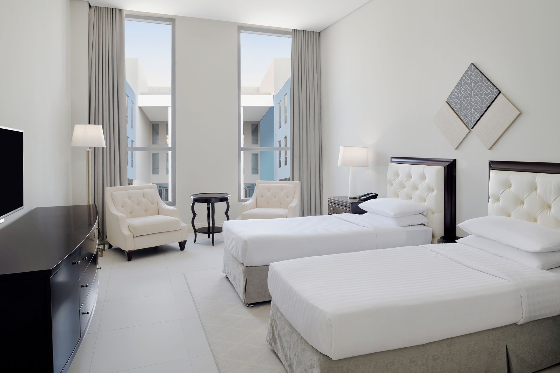 Delta Hotels, Dubai Investment Park Room Type - Standard Twin Room, Guest room, 2 Double