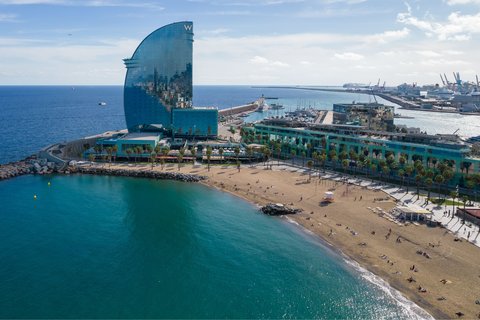 W Barcelona Sea and Beach view.
