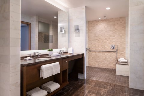 Executive Suite - Accessible Bathroom with Roll-In Shower