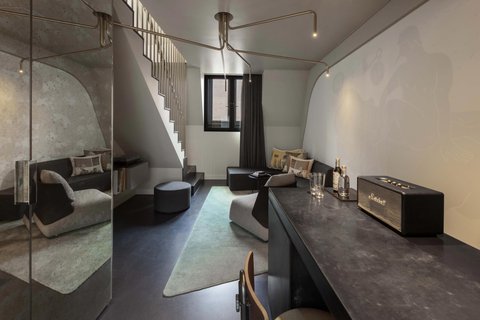 Marvelous Bank One-Bedroom Bi-Level Loft