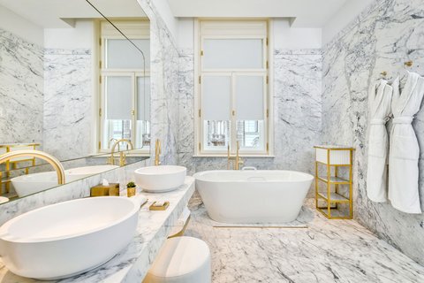 Baño de la suite Elisabeth Bridge
