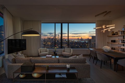 Fifth Avenue Penthouse Sunset