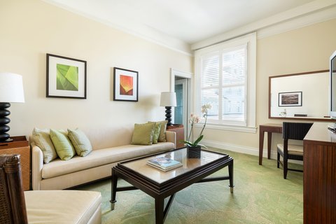 Historic Banyan Ocean Suite Living Room
