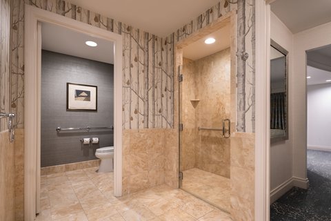Accessible Suite Bathroom - Roll-In Shower