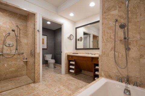 Accessible Suite Bathroom - Roll-In Shower