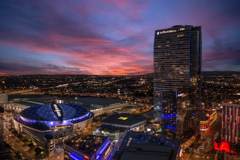 L.A. LIVE aerial view